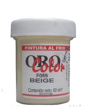 PINTURA AL FRIO OROCOLOR 60cc BEIGE  F059