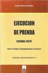 EJECUCION DE PRENDA SEGUNDA PARTE SOBRE LA PRENDA SIN DESPLAZAMIENTO DE POSESION Nº 6