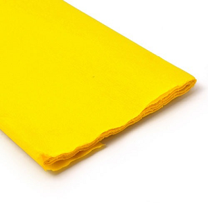 ESC. PLIEGO DE PAPEL CREPE AMARILLO 