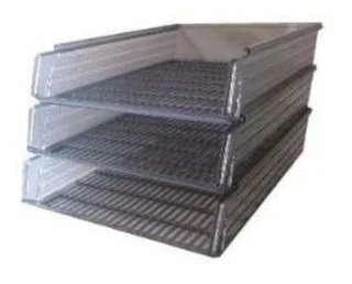 BANDEJA PARA ESCRITORIO TRASLUCIDA 3 PISOS REF. 270121