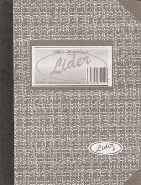 LIBRO DE IVA COMPRA 160 FOLIOS (CLASICO) 