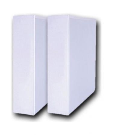 CARPETA DE 3 AROS 2' BLANCA CON FORRO REF. 500300 
