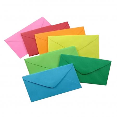 PAQUETE DE 10 SOBRE EN COLORES 'L' TAMAÑO x 10 UNIDADES REF. SOBLGR