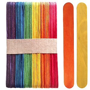 PALITOS DE HELADOS DE COLORES SURTIDOS x 50 UNIDADES REF. P1502A - PH50 - 20099