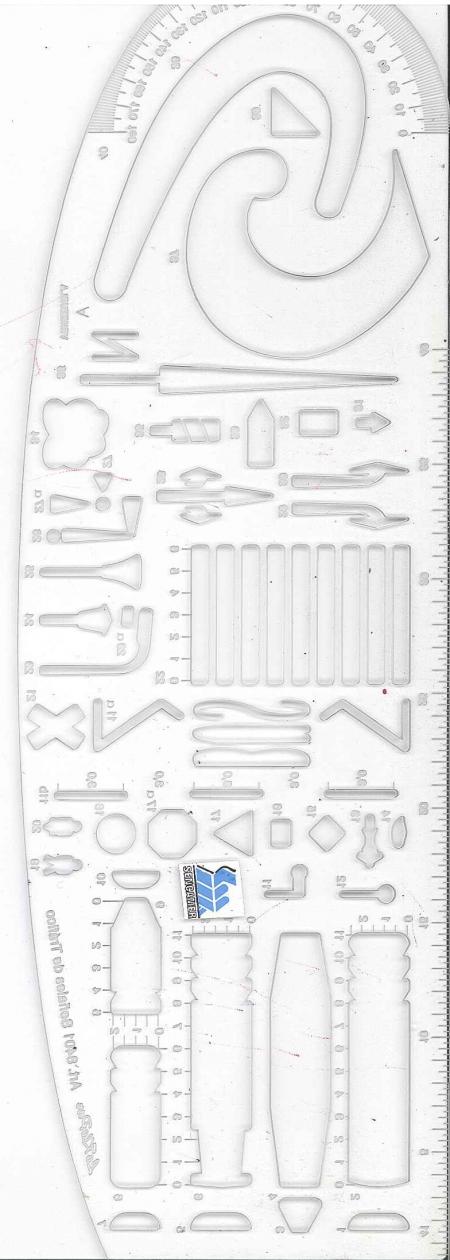 PLANTILLA DE SIGNO DE TRANSITO 2mm LKP REF. 00641