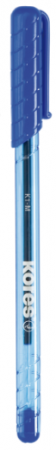 BOLIGRAFO TRANSPARENTE KORES K1-M AZUL (M) REF. 39711.53