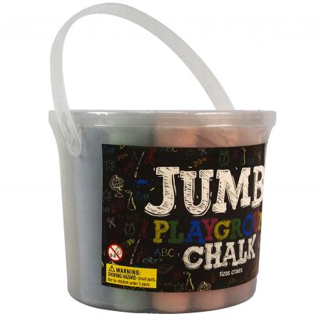 POTE DE TIZAS JUMBO COLORES PASTEL UBL x 20 REF. SE0482