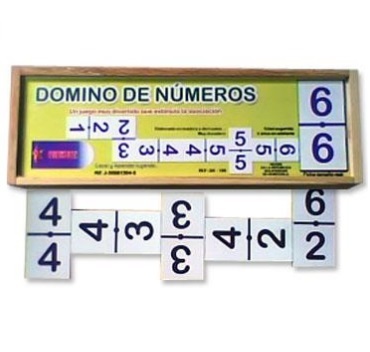 DOMINO ROMPECABEZA DE LOS NUMEROS 1252