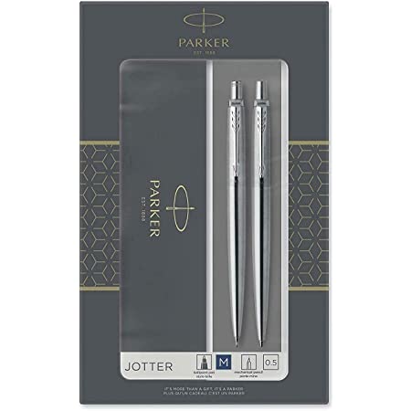 SET DE BOLIGRAFOS Y PORTAMINA PARKER AZUL