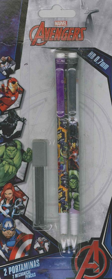 PORTAMINAS X2 BLIST. CON MINAS AVENGERS REF. 20049