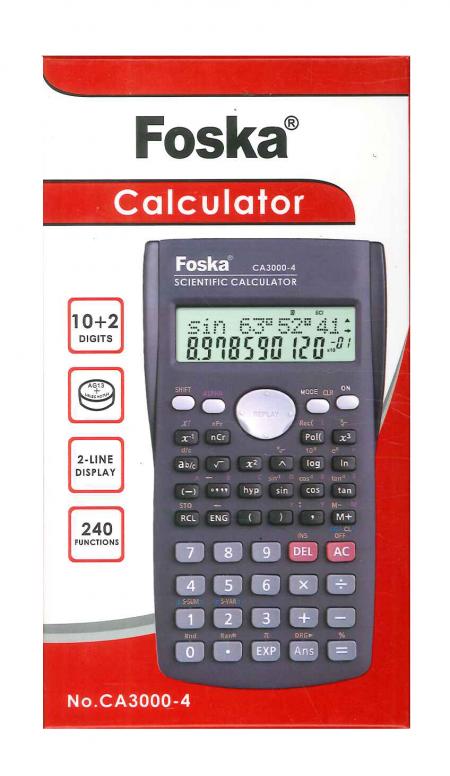 ESC. CALCULADORA CIENTIFICA FOSKA CA3000-47