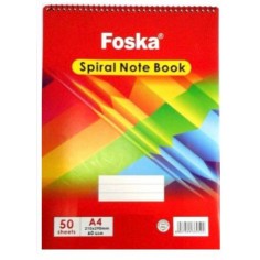 ESC. BLOCK DE NOTAS ESPIRAL A4 x 50 HOJAS DW1003