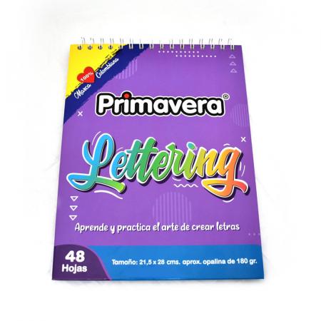 CARTILLA PARA LETTERING PRIMAVERA x 48 HOJAS REF. 811-019 