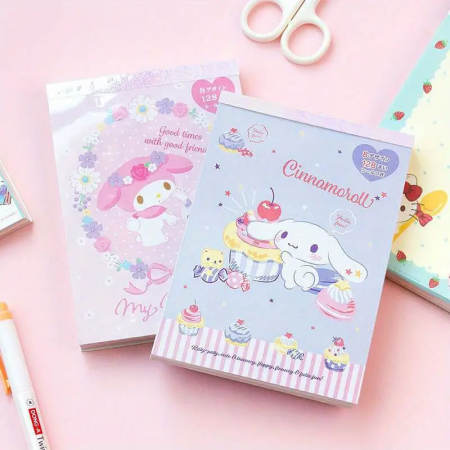 LIBRETA EMPASTADA CINNAMAROLL CON PEGATINA REF. D838 CN8